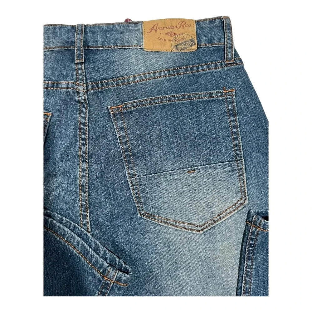 NWT‎ American Rag Brunswick Men's Jeans 30x30 Slim Fit Blue Denim Motorcycle